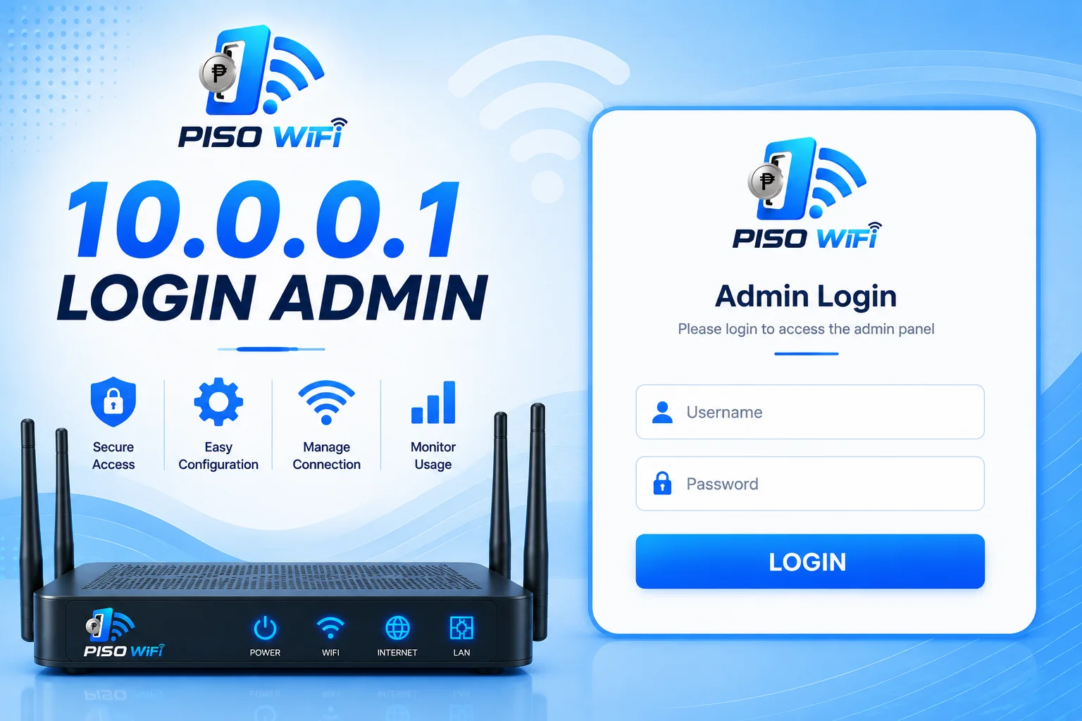 10.0.0.1 Login Admin